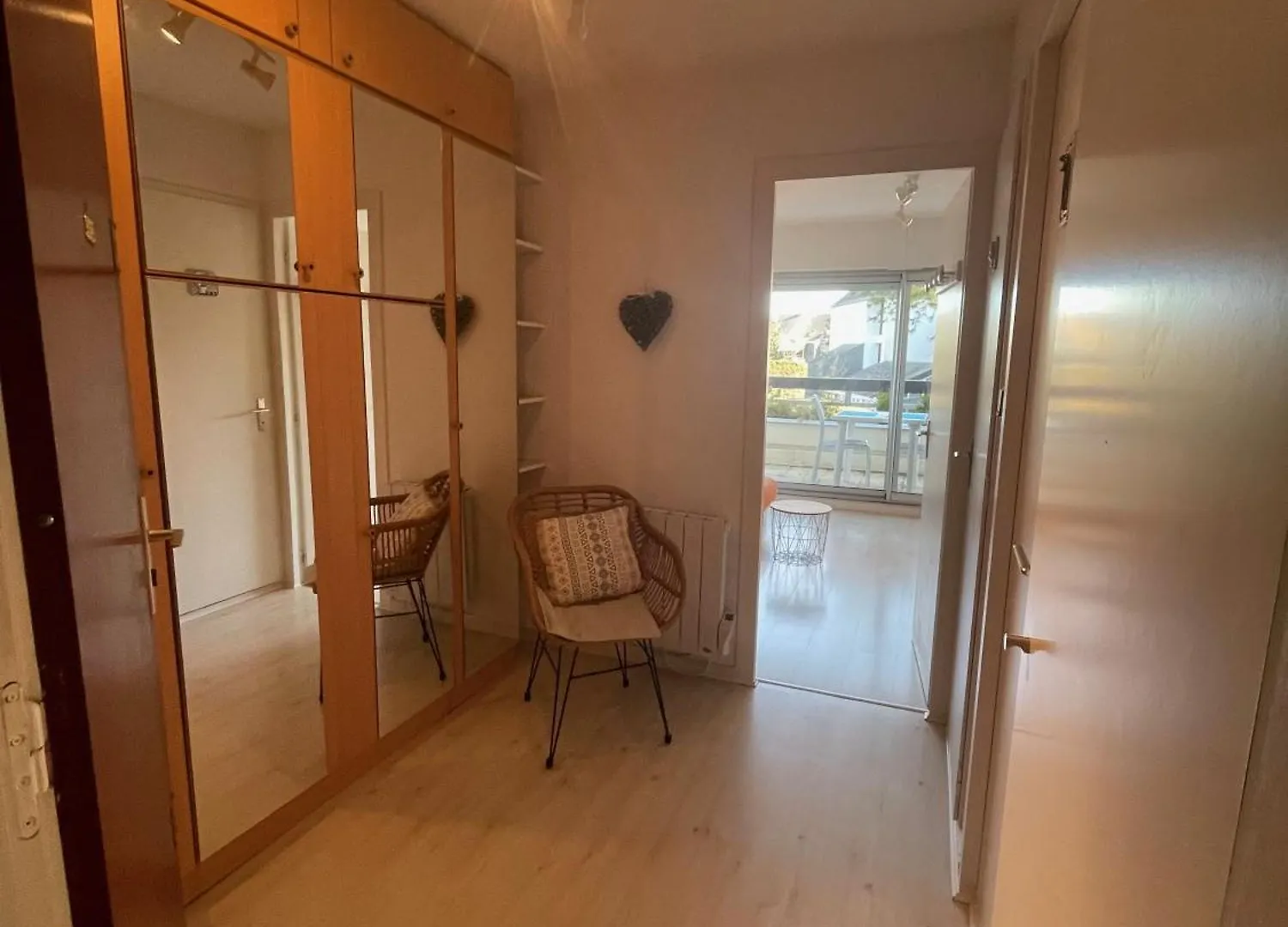 Studio Lumineux Avec Belle Terrasse Sur Espaces Verts, 100M Plage Carnac Lägenhet